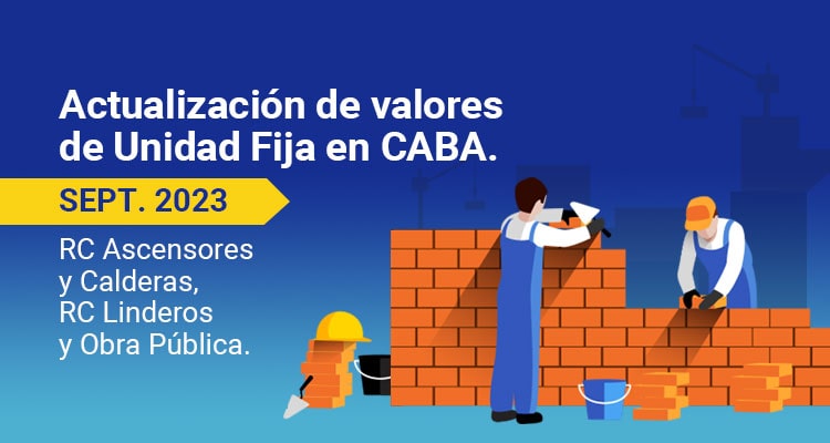 RC - Actualización de valores de unidad fija en CABA - Septiembre 2023