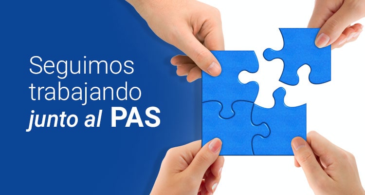 Seguimos trabajando junto al PAS
