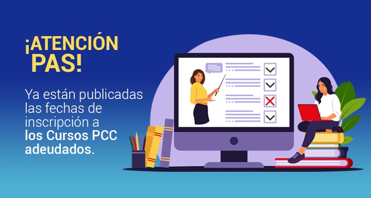 Cursos PCC adeudados