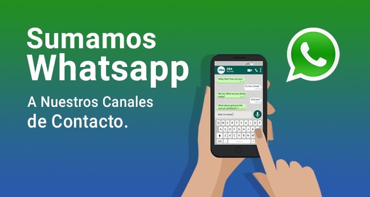 Tenemos Whatsapp!