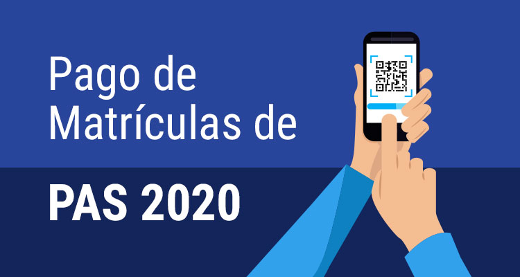 Pago de matrícula de PAS 2020
